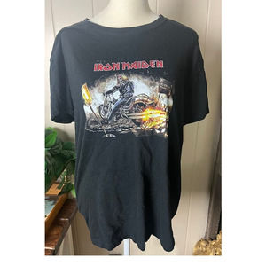 Original Ringspun Iron Mainden Large T-shirt Vintage